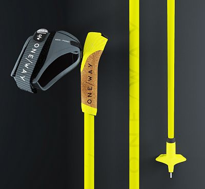 Превью Карбоновые палки для беговых лыж Лыжные палки ONE WAY Storm GTX Yellow (OZ41423)